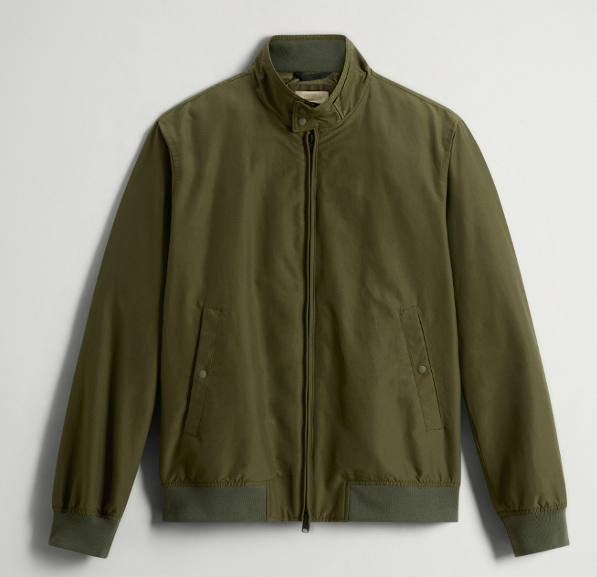  OLIVE GREEN BOMBER JACKET