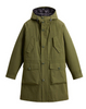 OLIVE GREEN HOODED PARKA