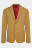 Men's Lightweight Breathable Fabric Casual Blazer with Notched Lapel-TWO - BUTTON 