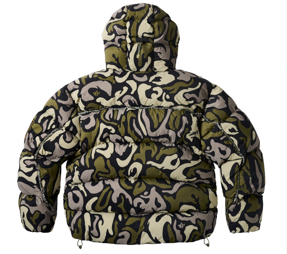 Men's padding jacket-printed
