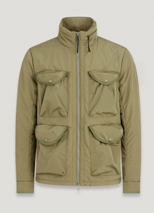 BEIGE MULTI - POCKET PUFFER JACKET