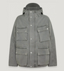 Men's Multi - Pocket Hooded Denim Jacket