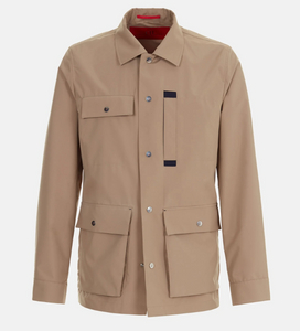BEIGE MULTI - POCKET SHIRT - STYLE JACKET