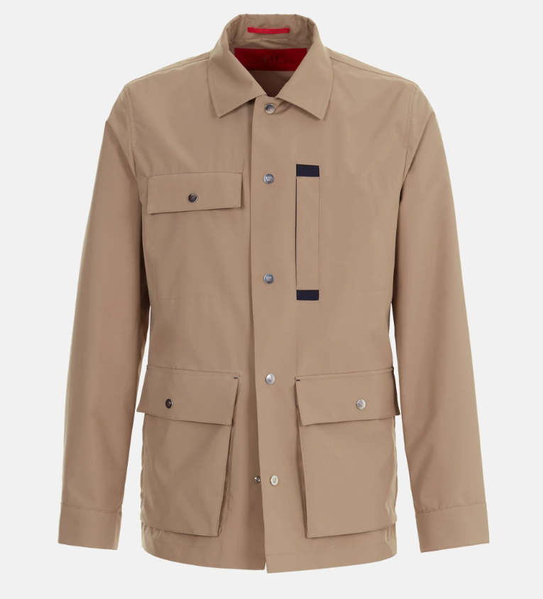 BEIGE MULTI - POCKET SHIRT - STYLE JACKET