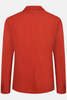 TWO - BUTTON NOTCH LAPEL BLAZER IN VIBRANT RED WITH CONTRAST BLUE LINING