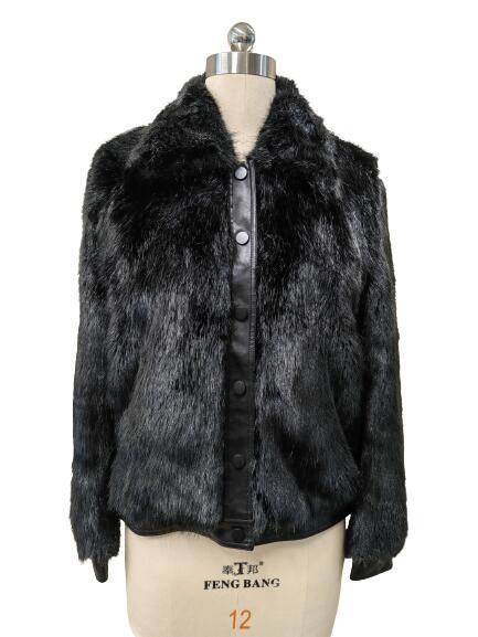 OEM Hot Sales Winter Warm Fur Coat New Women\'s Fashionable Coat Customized Fur Coat