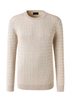 OEM Service White Knitted Long Sleeve Men\'s Casual Sweater Crewneck Pullovers Sweater