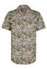 Men's shirt-flower-printed