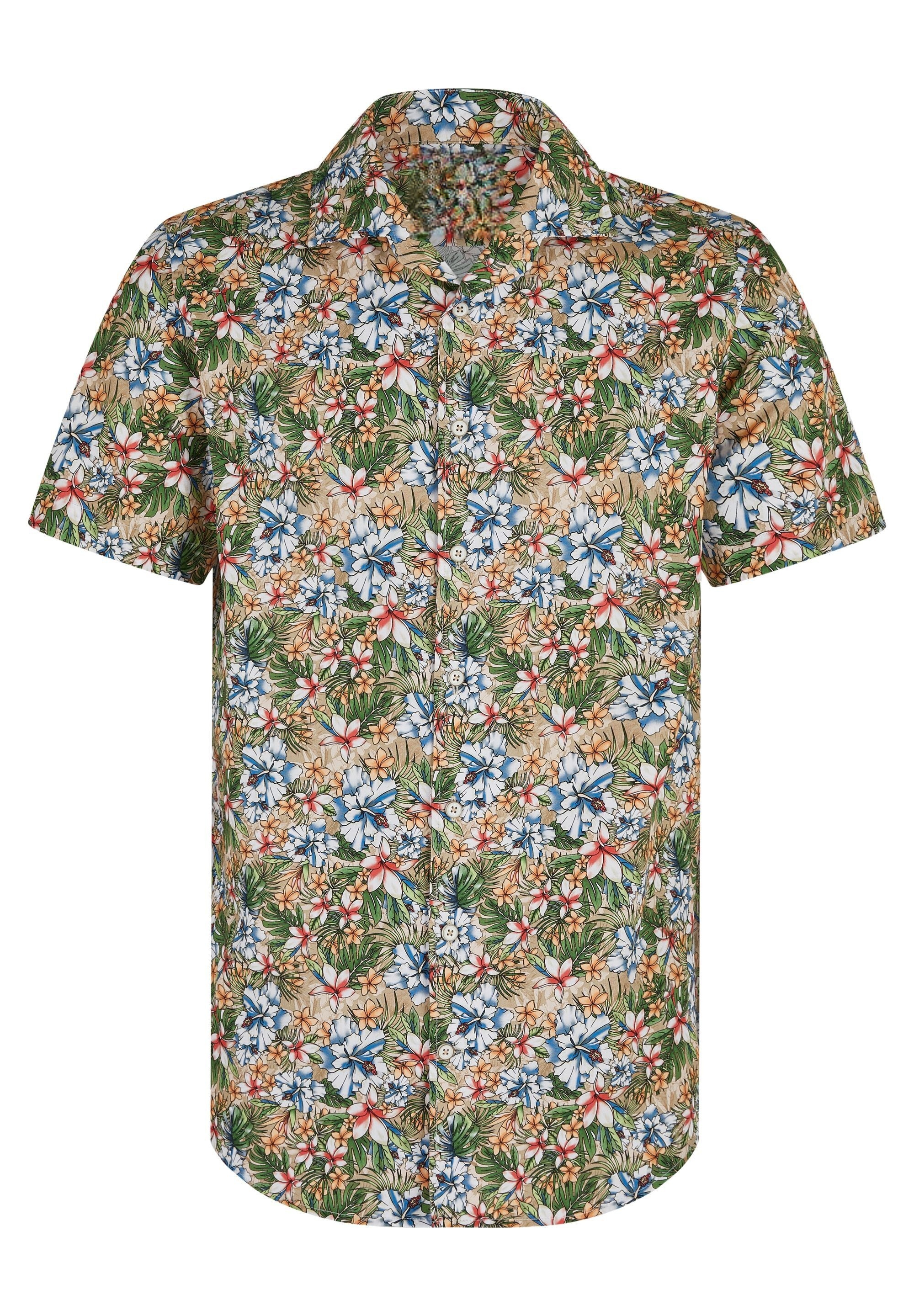 Men's shirt-flower-printed