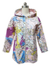 Trench Coat - Woman Raincoat with Print