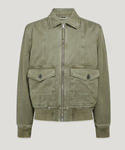  OLIVE GREEN DENIM - STYLE JACKET