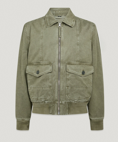  OLIVE GREEN DENIM - STYLE JACKET