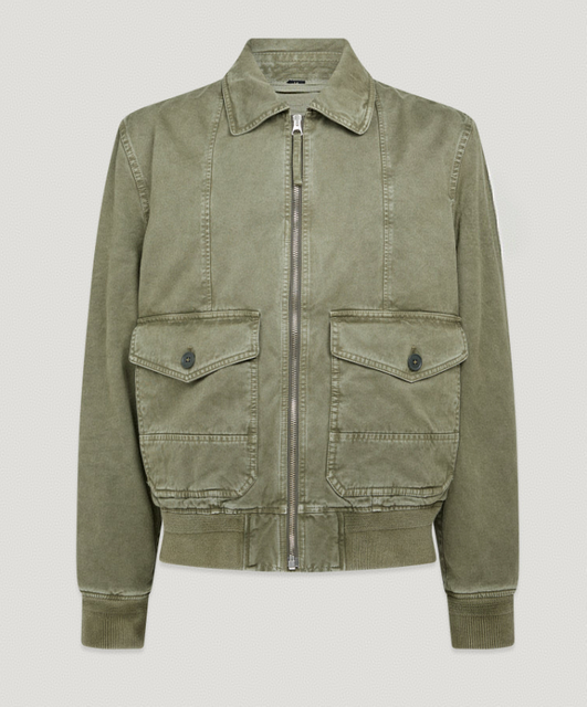  OLIVE GREEN DENIM - STYLE JACKET
