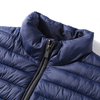 Sport Jacket - Men\'s Down-Like Padded Winter Jacket with Knitted Sleeve 