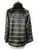 OEM Hot Sales Winter Warm Fur Coat New Women\'s Fashionable Coat Striped Fur Coat
