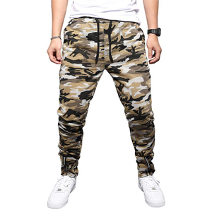 Men Camouflage Casual Slim Fitting Pants Sweatpants Mens Cargo Pants 