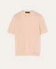 Ladies Cashmere Crewneck with short sleeve
