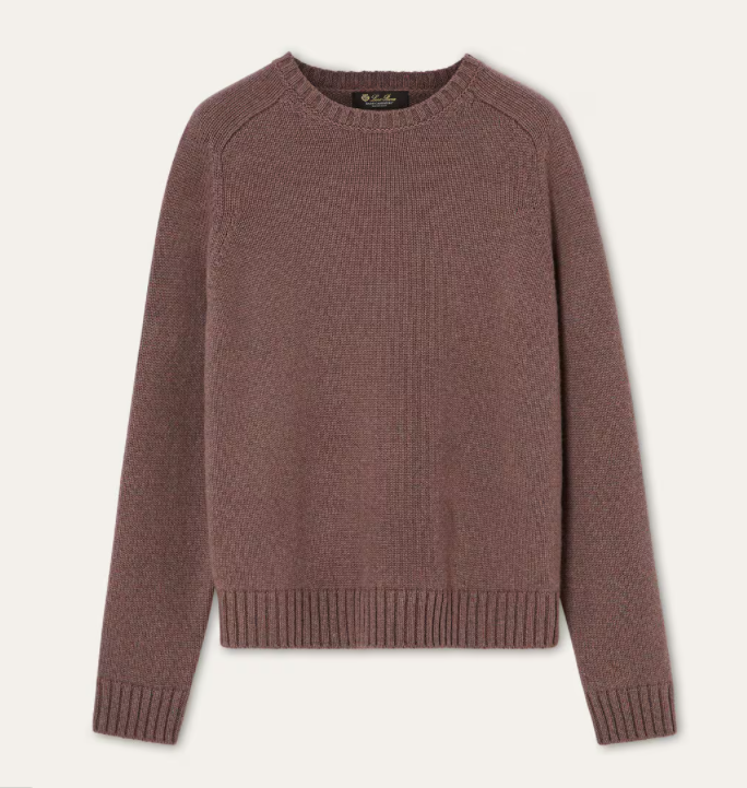 Ladies Traditional Cashmere Crewneck