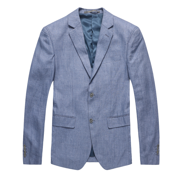Men’s Linen Single Breasted Suits Formal Bussiness Slim Suits Blazer Chinese Supplier