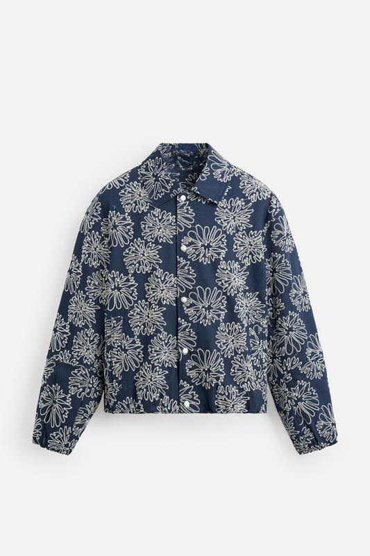 Men's Denim Jacket- Embroider