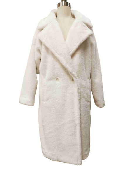 Fake fur coat - woman formal coat casual coat winter coat 
