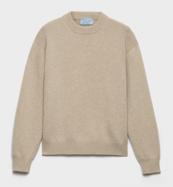 Classic cashmere roundneck mens knitwear 