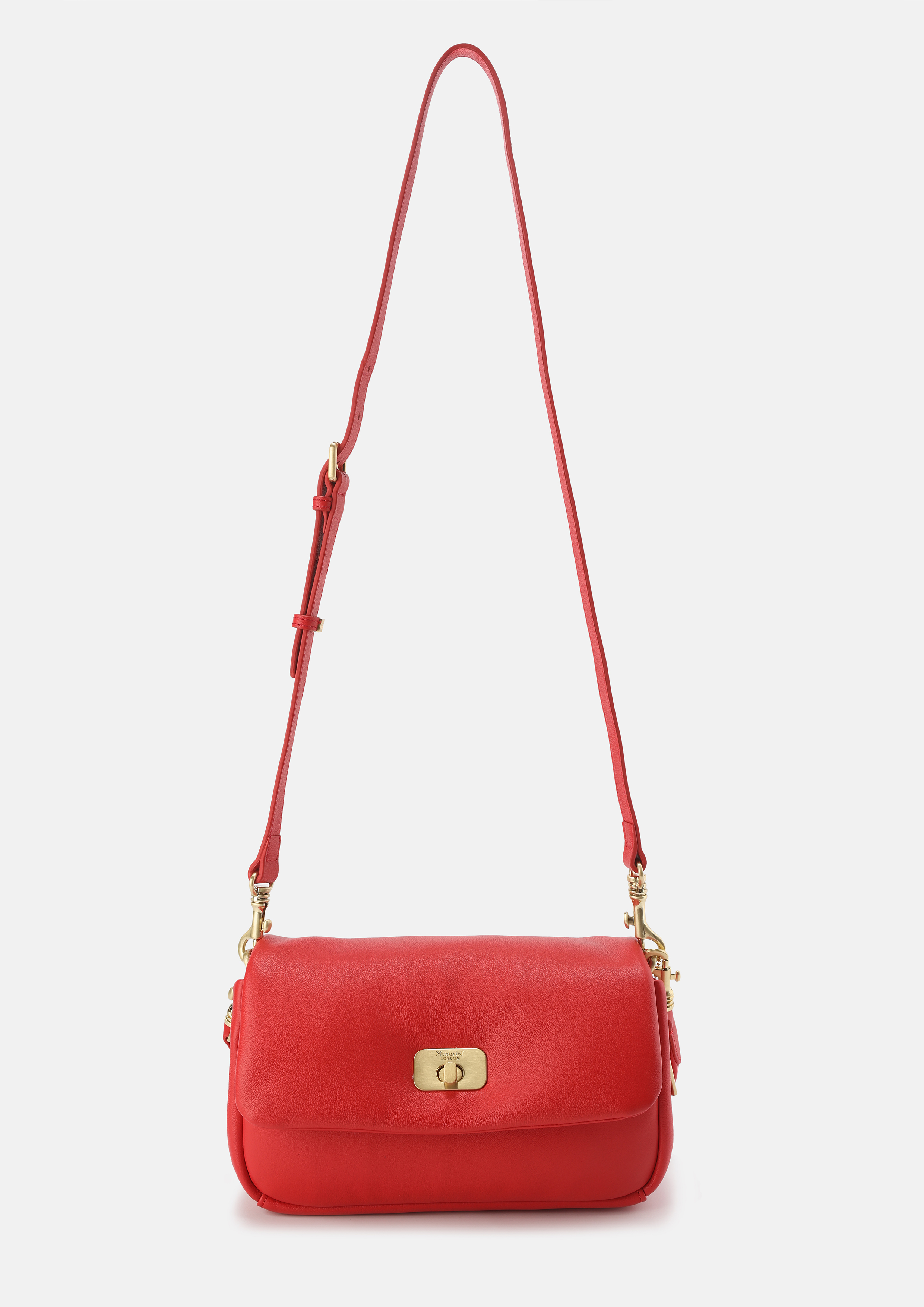 Women's Cherry Red Crossbody Bag 