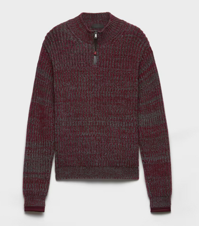 1/4 zip cardigan mens knitwear