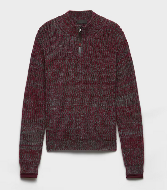 1/4 zip cardigan mens knitwear