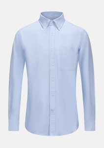 COTTON OXFORD BUTTON - DOWN DRESS SHIRT
