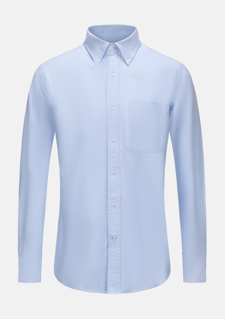 COTTON OXFORD BUTTON - DOWN DRESS SHIRT