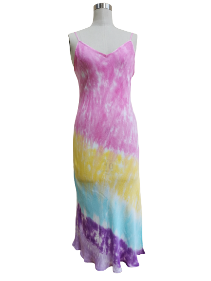 Tiedye New Fashion Slip Dress - Summer Dress Viscose Dress