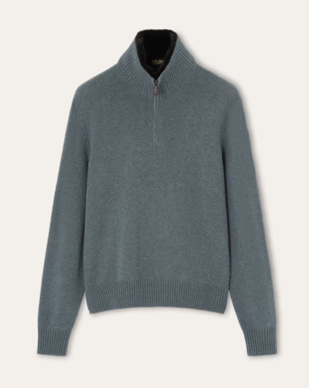 Cashmere 1/4 zip sweater