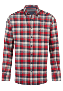 Men's shirt-dress shirt-plaid