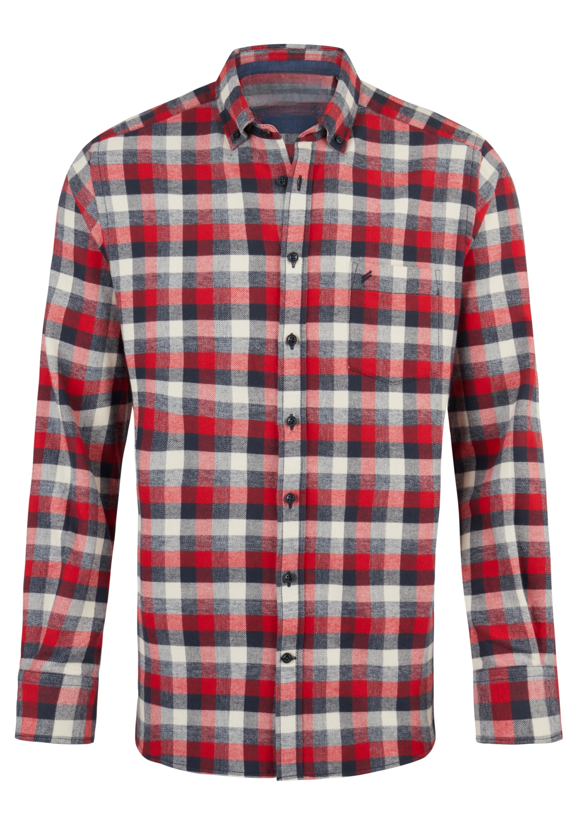 Men's shirt-dress shirt-plaid