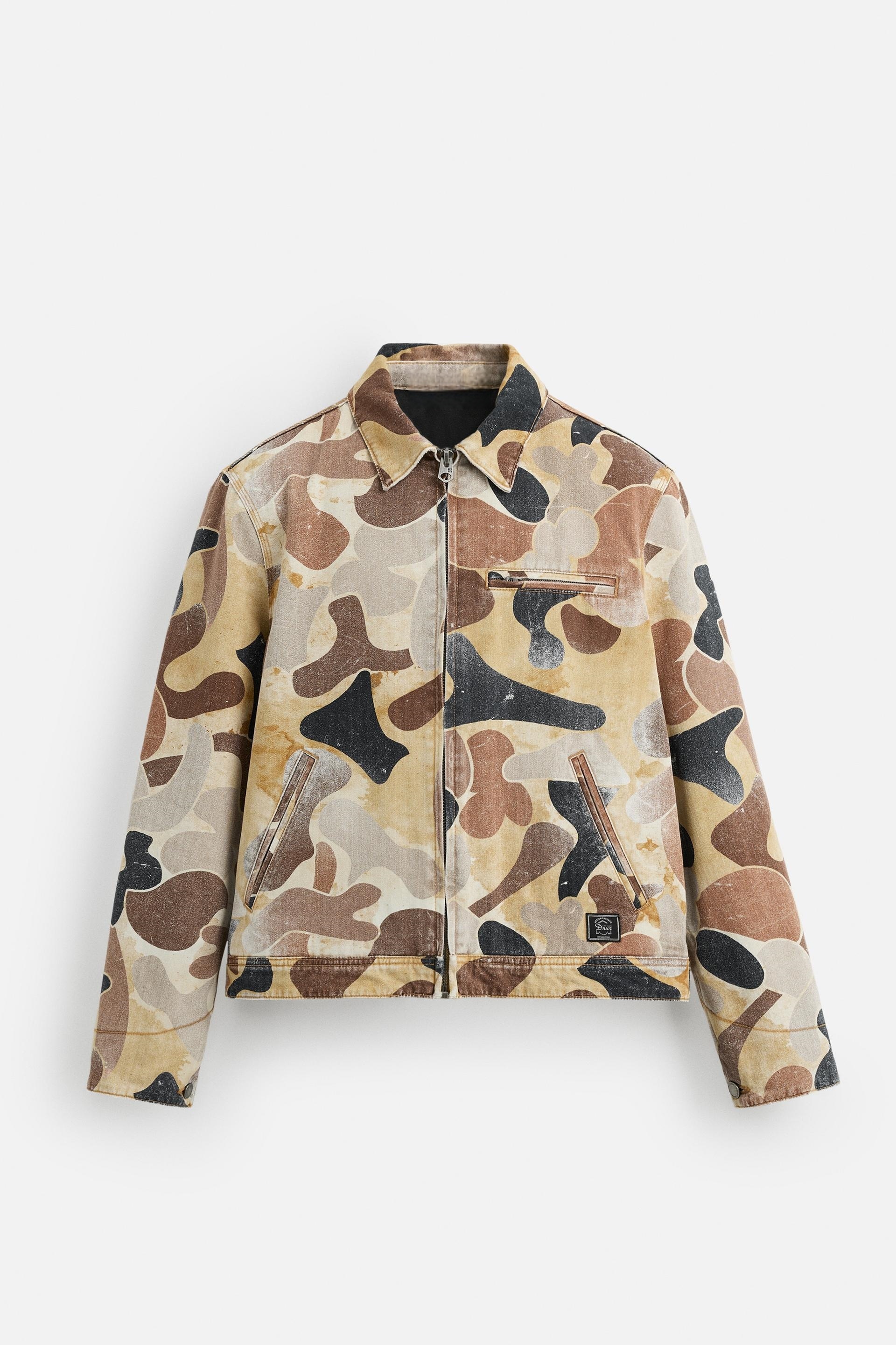 Men's jackrt-camouflage color