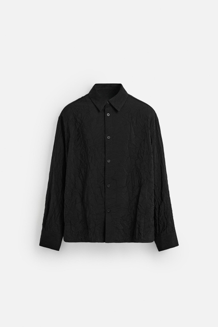 Men's shirt-BLACK texture