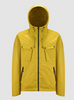 BRIGHT YELLOW HOODED OUTDOOR JACKET