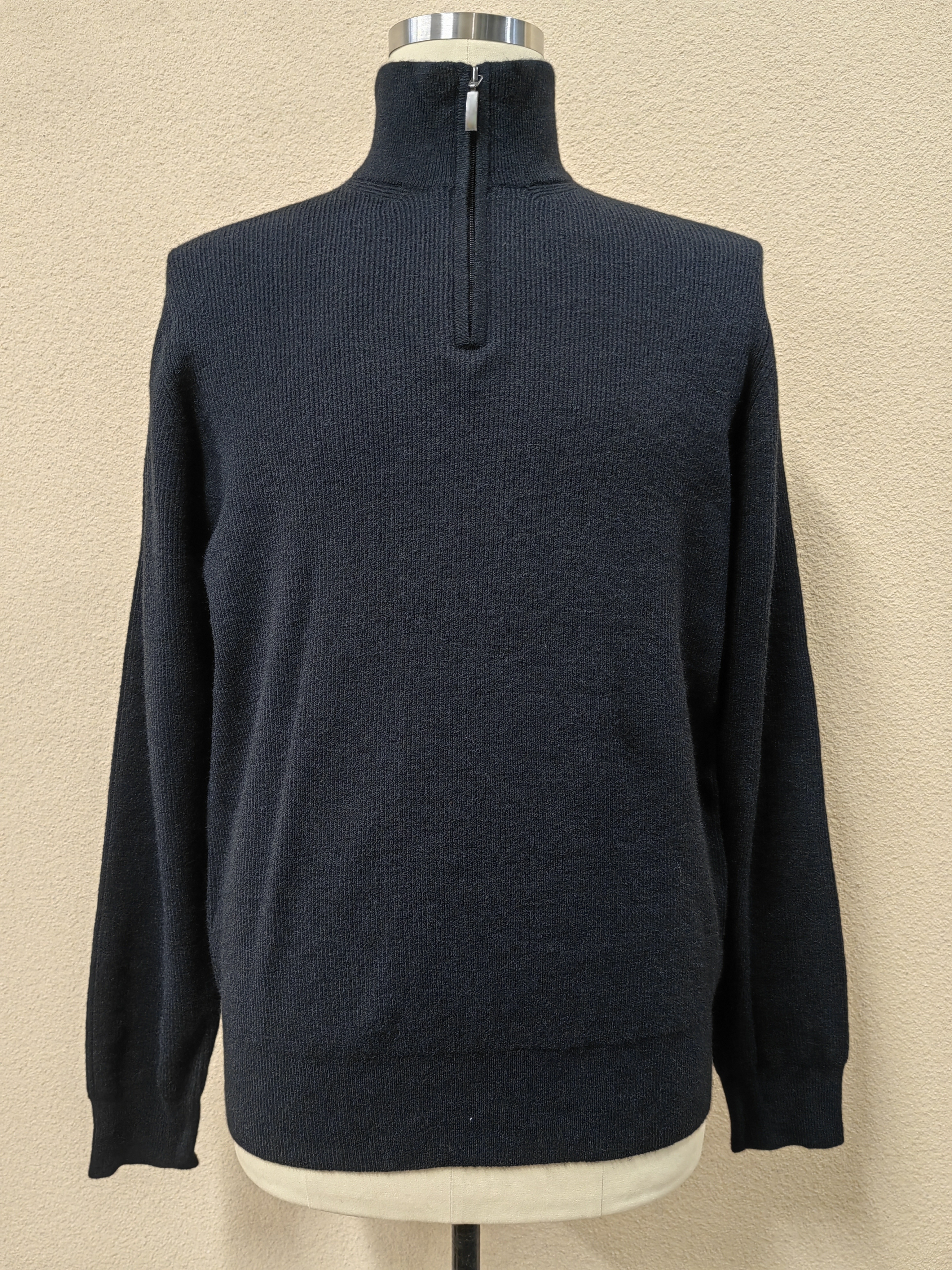 Chinse Supplier Black Knitted Wool Plain Long Sleeve Men's Turtleneck Pullovers Sweater 