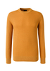 Hot Sales Yellow Knitted Long Sleeve Men\'s Casual Sweater Crewneck Pullovers Knitswear