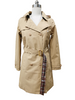 Trench Coat - Woman Classical Trench Coat with New Detail Design