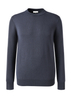 Hot Sales Blue Knitted Long Sleeve Men\'s Casual Sweater Crewneck Pullovers Knitswear