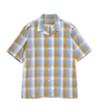 Men's shirt-plaid short sleeves