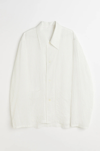 Men's shirt-white long sleeve