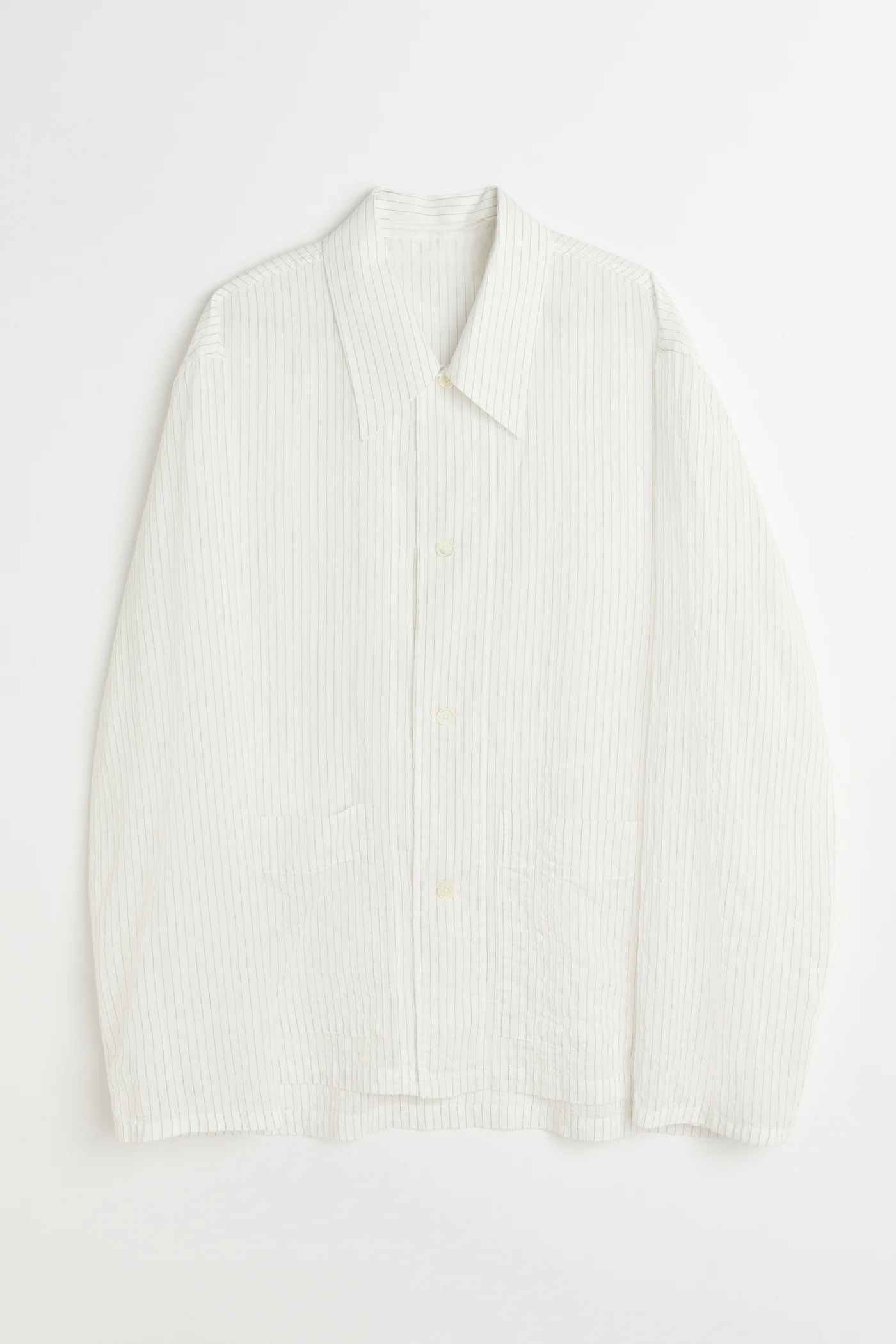 Men's shirt-white long sleeve