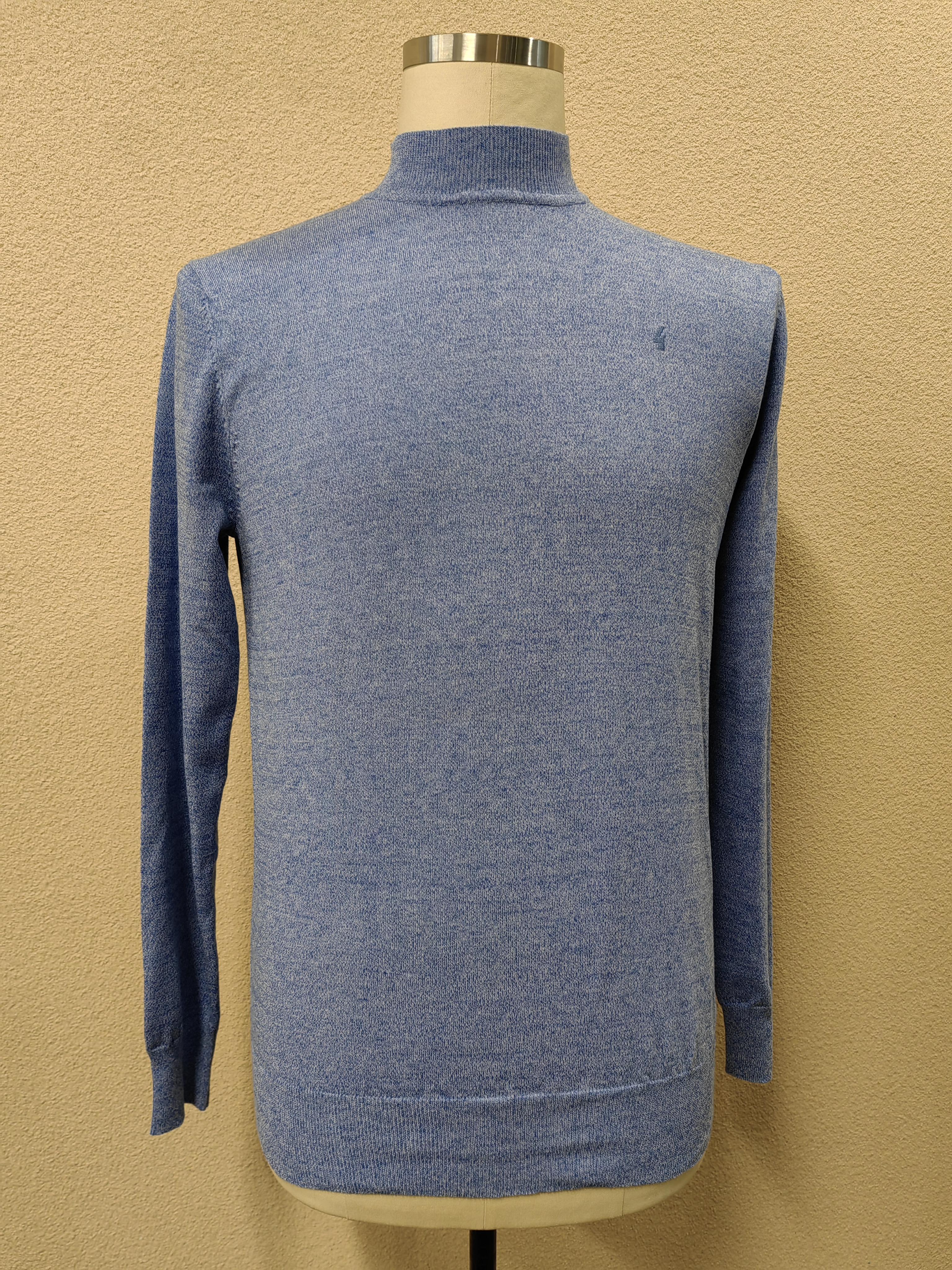 2022 New Design Blue Knitted Long Sleeve Men\'s Casual Sweater Crewneck Pullovers Knitswear