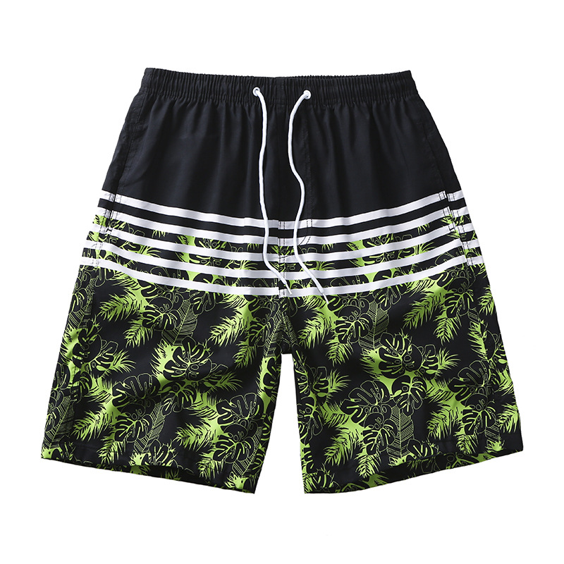 2021 Summer Men's 3D Printing Shorts Loose Straight Mens Quick Dry Beach Shorts