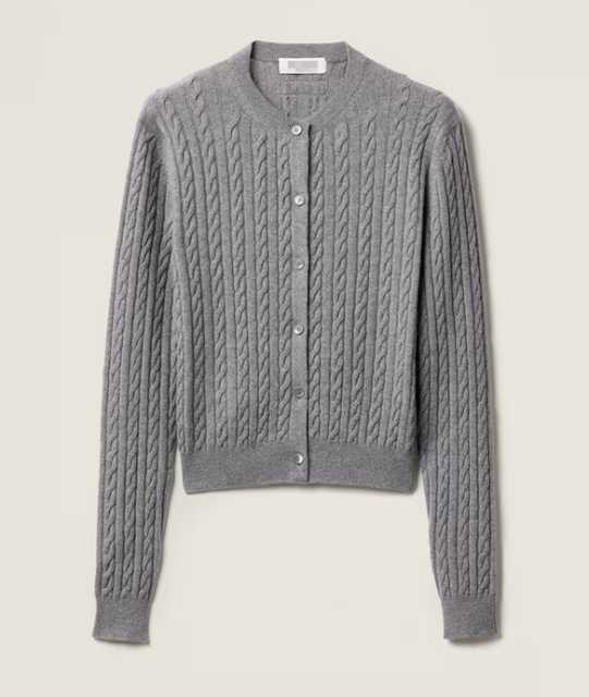 Woman Cable crewneck 