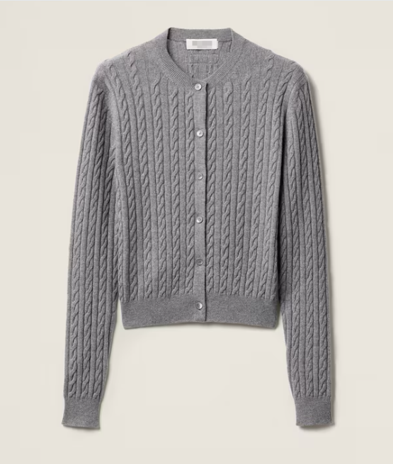 Woman Cable crewneck 