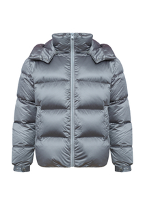 HOODED PUFFER JACKET-Thermal - Temperature Sensitive Color Changing